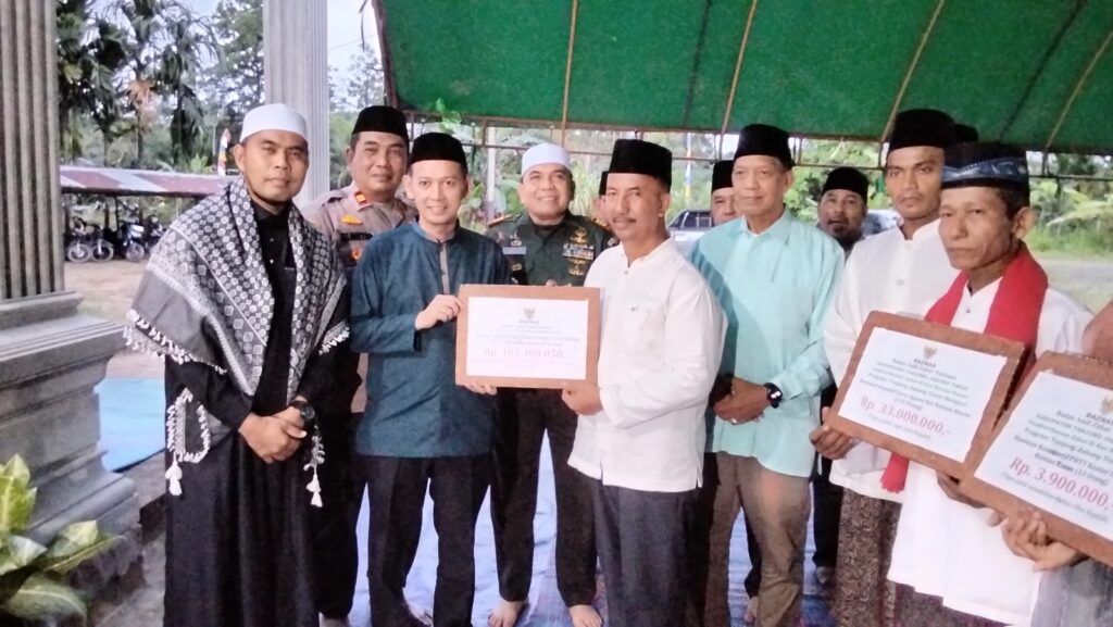 Camat Yani Harapkan Air Bersih Saat Pemkab Safari Ramadhan Di Desa Margamulya.