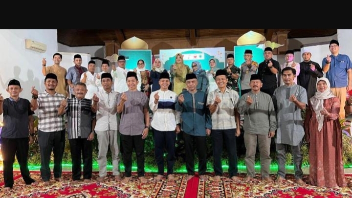 Pemkab Tanjabtim Gelar Safari Ramadhan Bersama SKK Migas- PetroCina Dirumah Dinas Bupati.