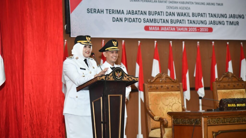 Dilla Mengajak Jajaran Eksekutif, Legislatif Dan Yudikatif Untuk Bersinergi Saat Pidato Politik Di  DPRD.