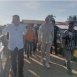 Bupati Dan Wakil Bupati Tanjabtim Tinjau Jembatan Yang Ambruk Di Kecamatan Sabak Timur.