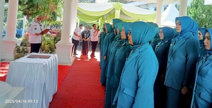 TP-PKK  Posyandu Resmi Dilantik, Bupati Tanjabtim Dilla Sampaikan Statement Perubahan.