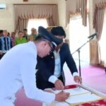 Sekda Sapril Lantik 16 Pejabat Di Lingkungan Pemerintah Tanjabtimur.