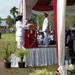 Camat Dendang Surya Aldian Jadi Irup HUT Ke 80 RI.